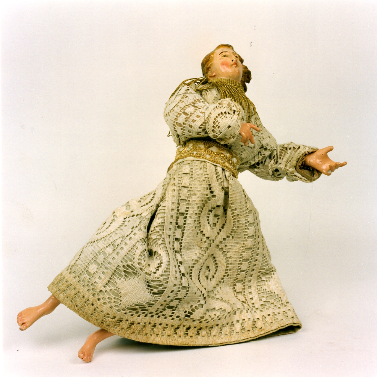 figura femminile (statuetta di presepio) - bottega napoletana (seconda metà sec. XVIII)