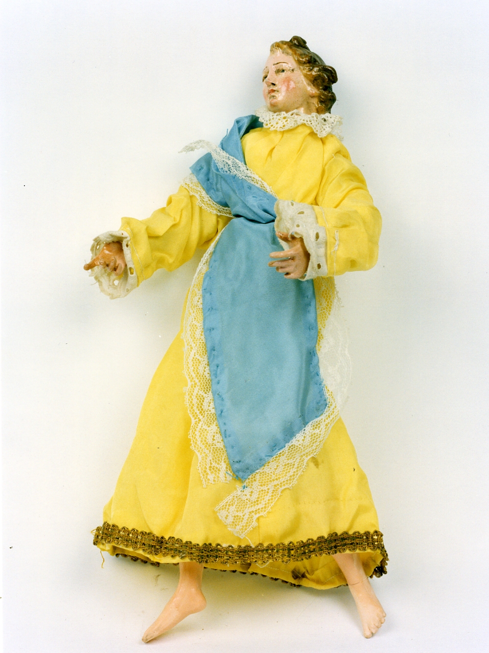 figura femminile (statuetta di presepio) - bottega napoletana (seconda metà sec. XVIII)