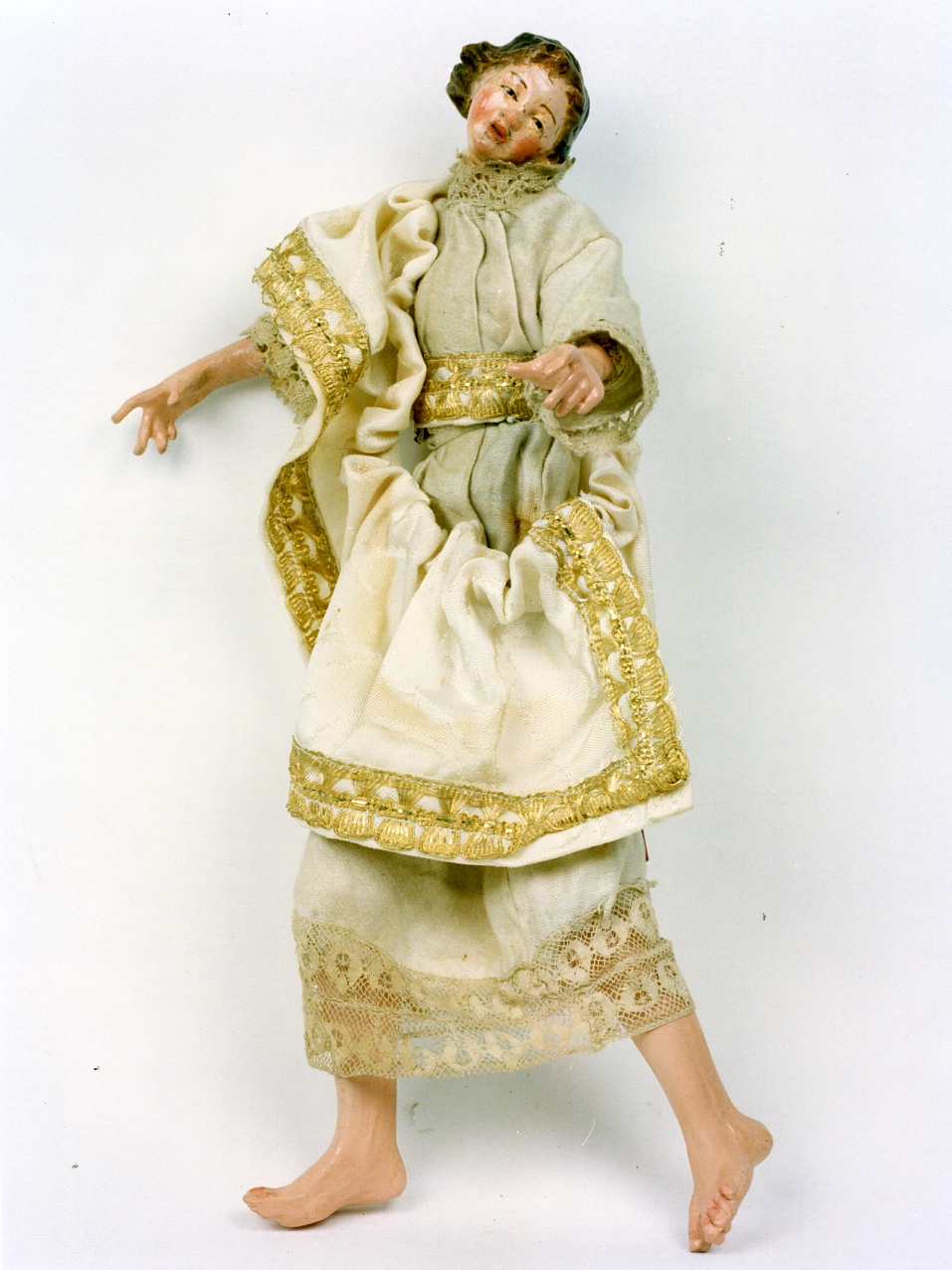 figura femminile (statuetta di presepio) - bottega napoletana (seconda metà sec. XVIII)