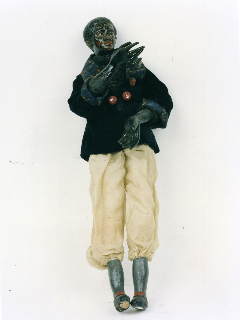 figura maschile (statuetta di presepio) - bottega napoletana (seconda metà sec. XVIII)