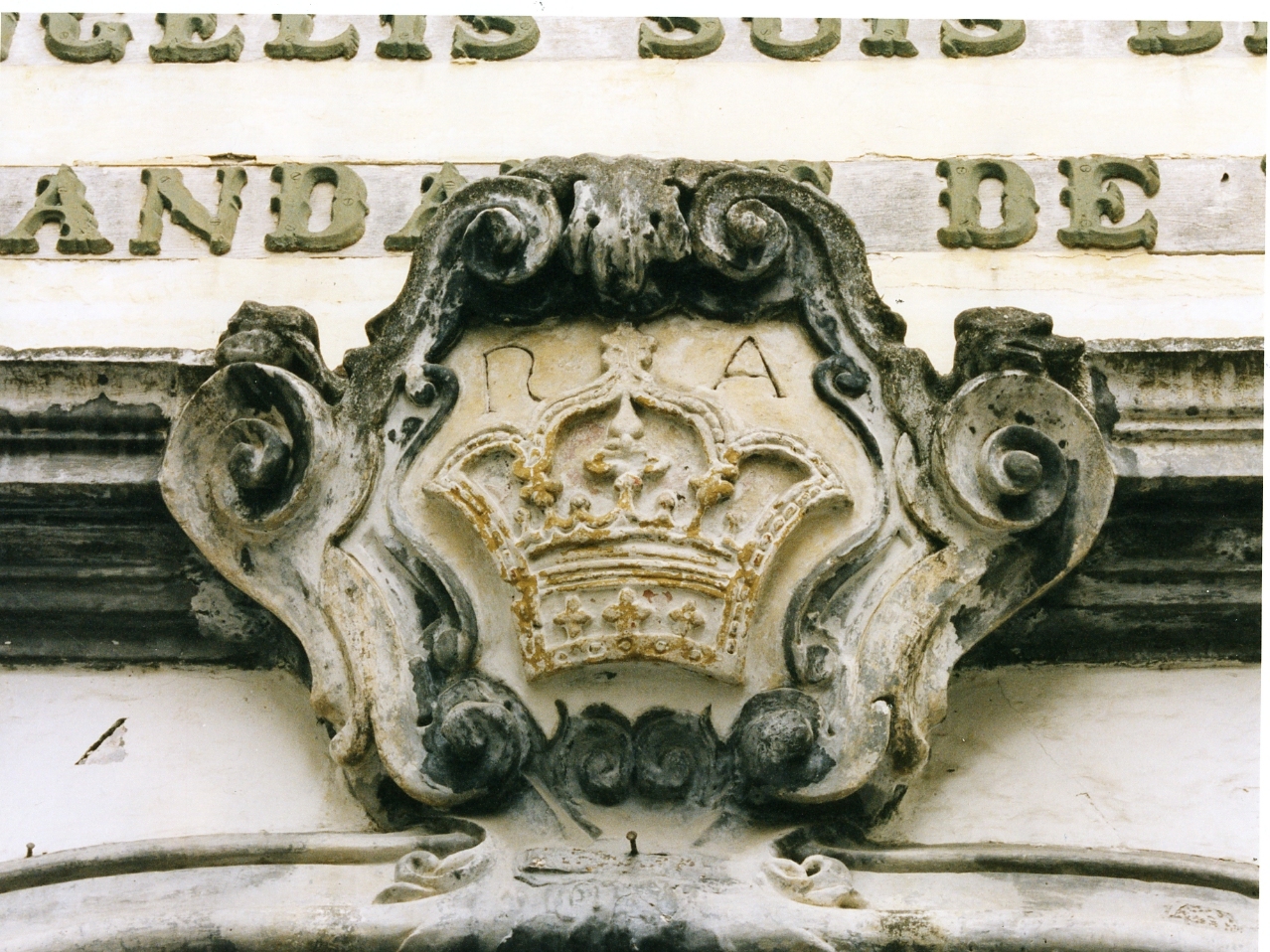 stemma (rilievo) - bottega napoletana (seconda metà sec. XVIII)