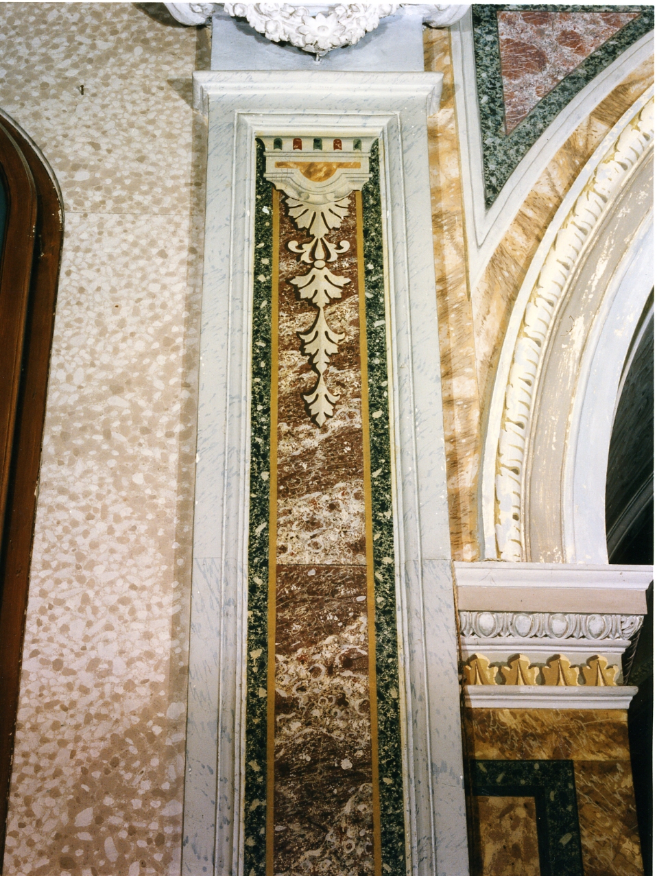 decorazione plastico-pittorica - bottega napoletana (ultimo quarto sec. XVIII)