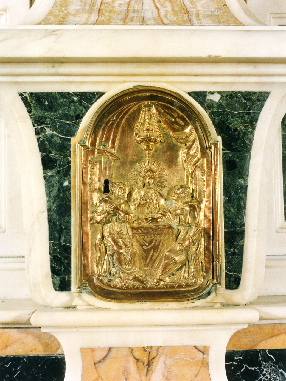 sportello di tabernacolo - bottega napoletana (fine/inizio secc. XIX/ XX)