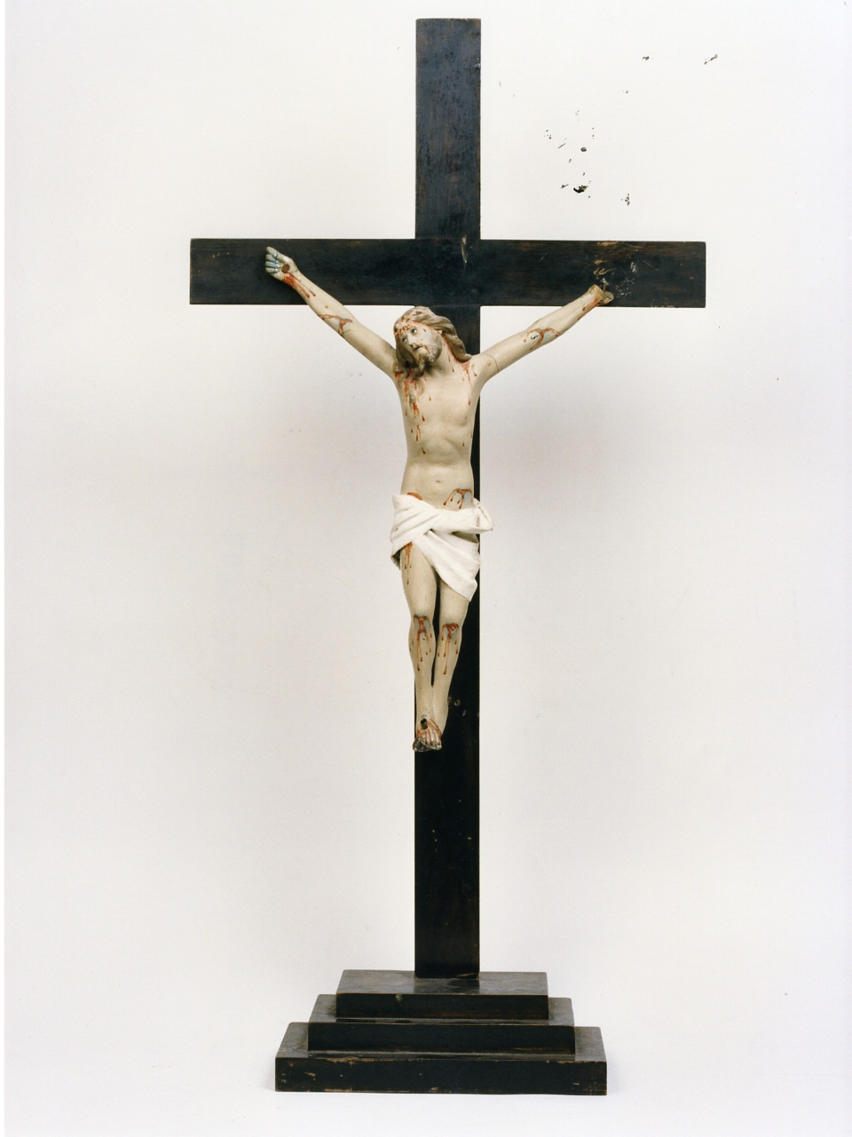 crocifisso - bottega napoletana (fine/inizio secc. XIX/ XX)