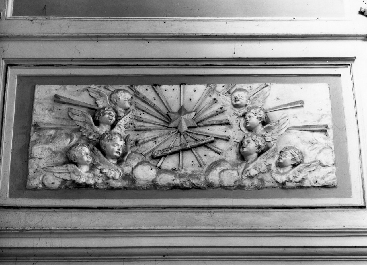 simbolo eucaristico (rilievo, elemento d'insieme) - bottega napoletana (seconda metà sec. XIX)