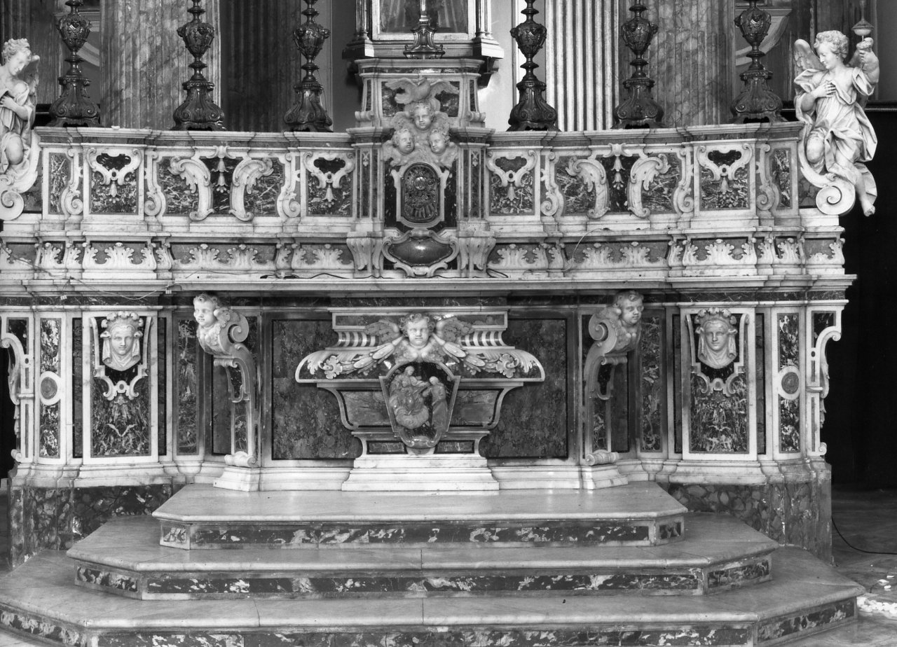 angelo (scultura, serie) di Sanmartino Giuseppe (cerchia) (seconda metà sec. XVIII)