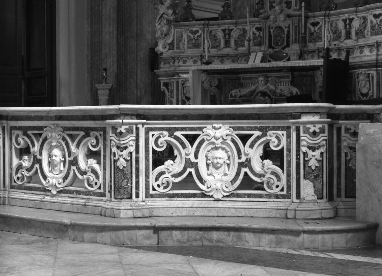 balaustrata di Sanmartino Giuseppe (cerchia) (seconda metà sec. XVIII)