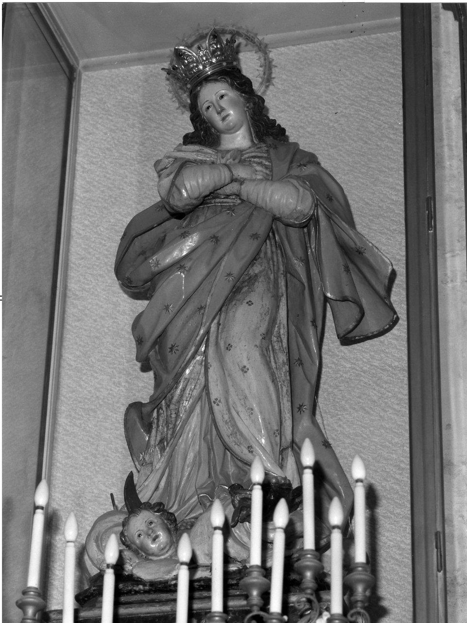 corona da statua - bottega napoletana (metà sec. XIX)