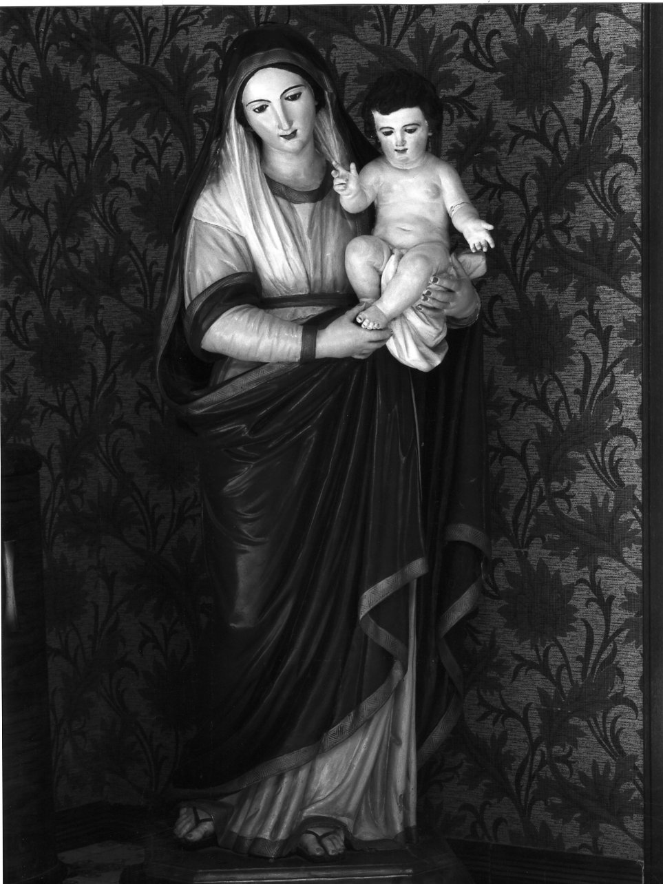 Madonna con Bambino (statua) - bottega napoletana (metà sec. XIX)
