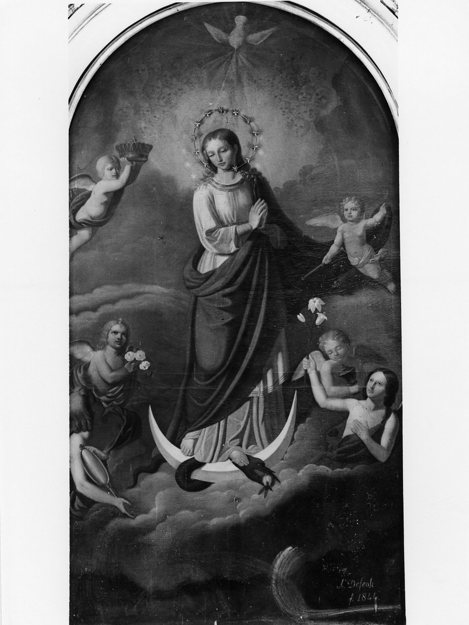 Immacolata Concezione (dipinto) di De Feoli A (sec. XIX)