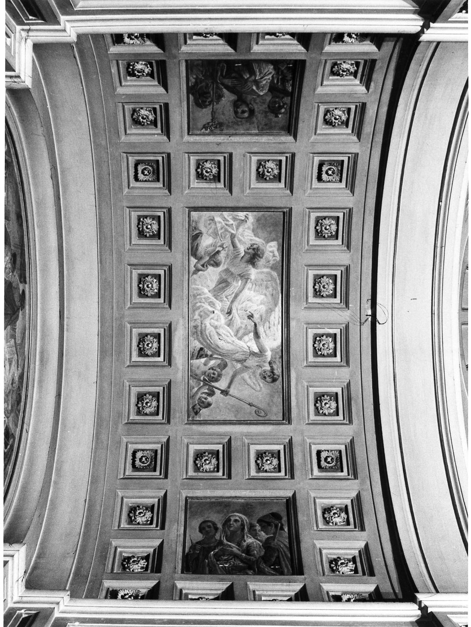 storie della vita di San Paolino da Nola (decorazione pittorica) di Severino Vincenzo (sec. XX)