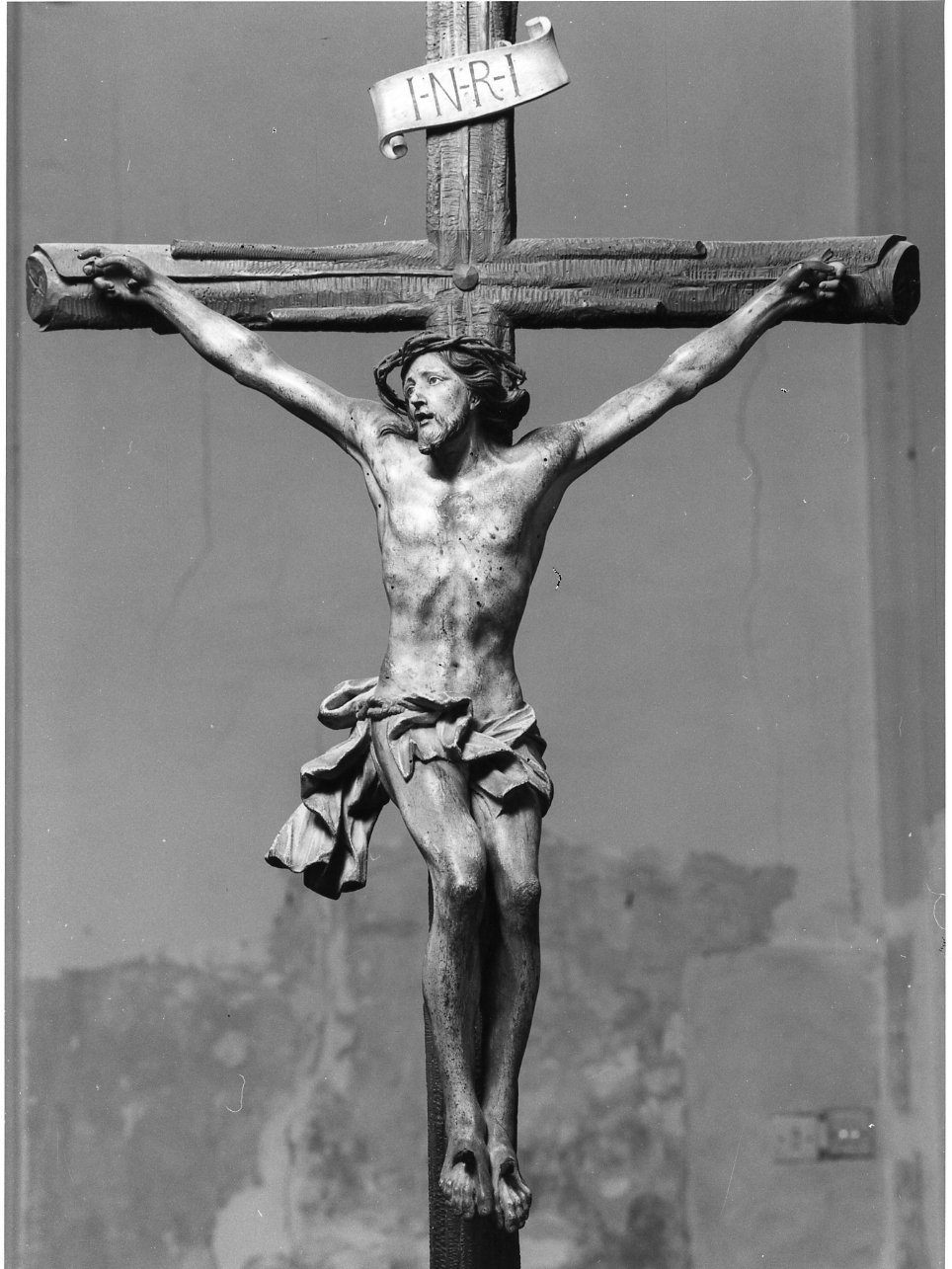 Cristo crocifisso (crocifisso) - bottega napoletana (fine sec. XIX)