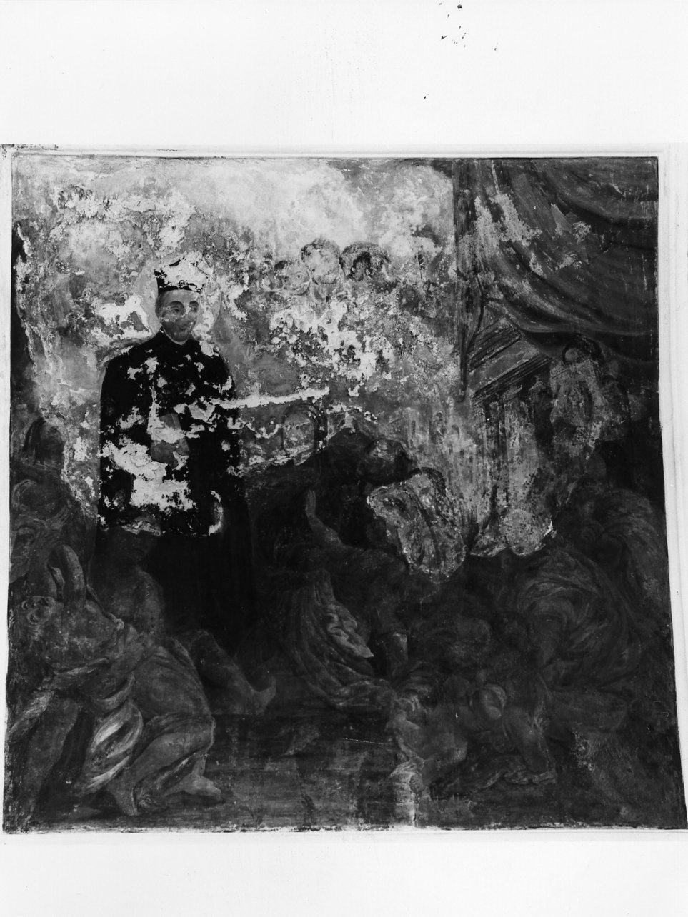 episodi della vita di Sant'Ignazio di Loyola (dipinto) di Vitale Filippo (primo quarto sec. XVIII)