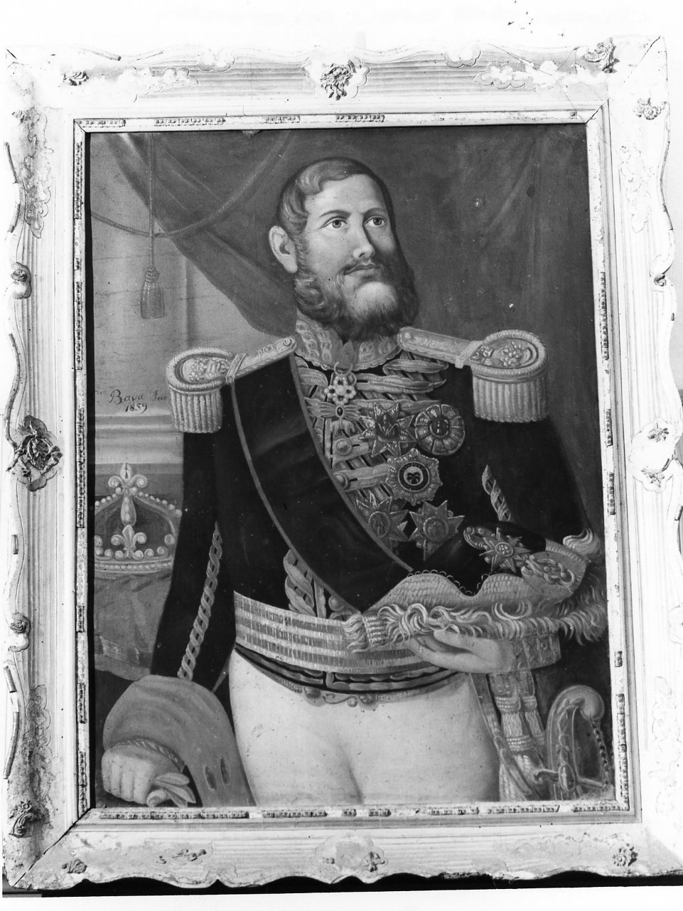 ritratto di ufficiale (dipinto) di Bava Gennaro (sec. XIX)