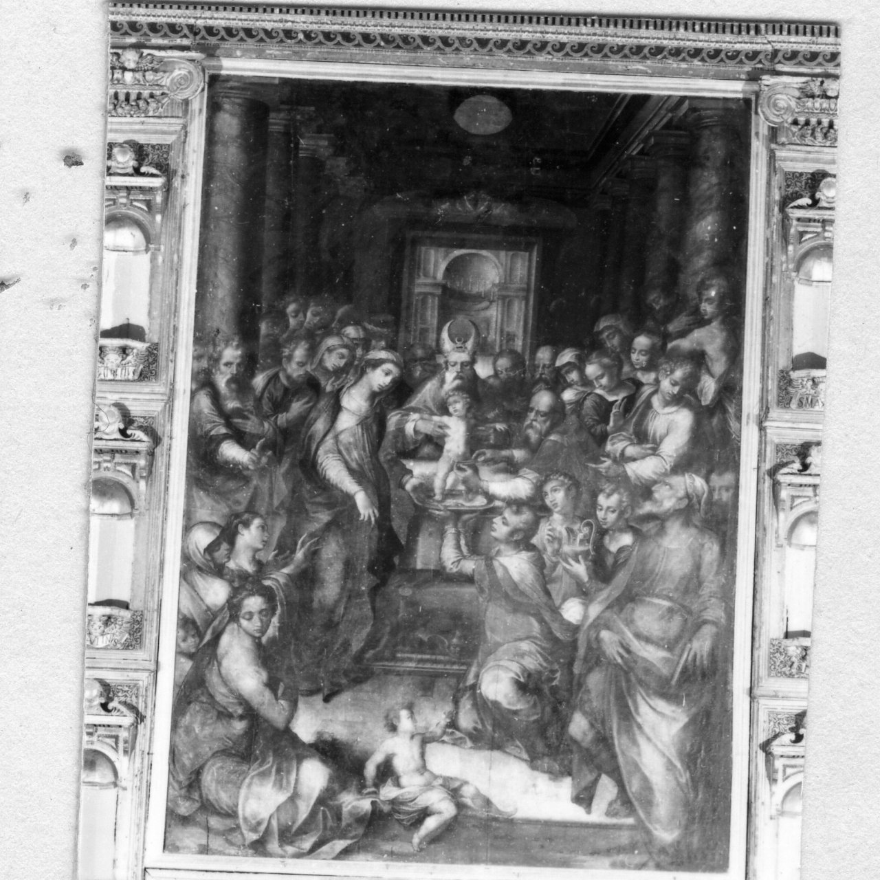 circoncisione di Gesù Bambino (dipinto) di Pino Marco detto Marco da Siena (seconda metà sec. XVI)