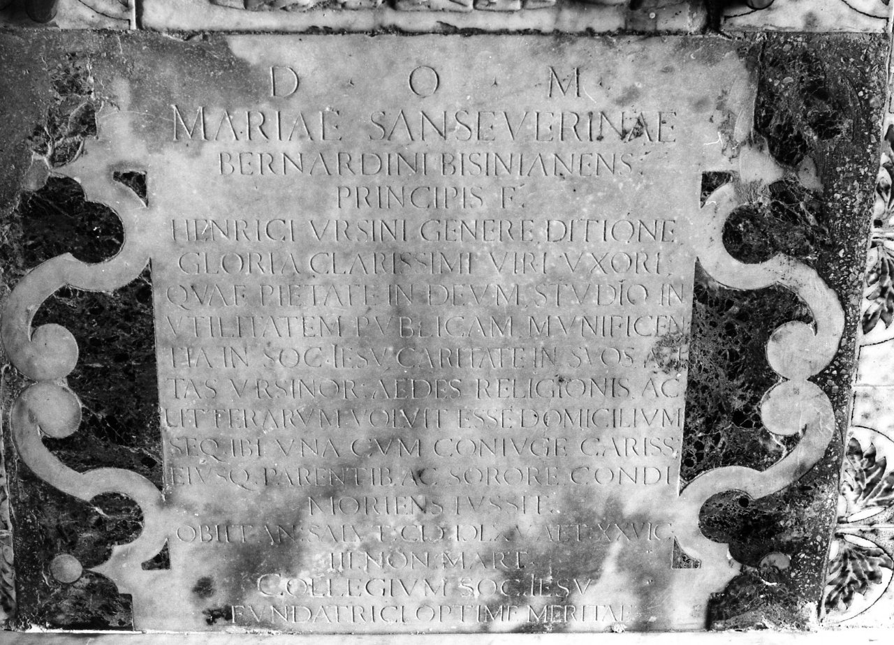 lapide commemorativa - bottega campana (sec. XVI)