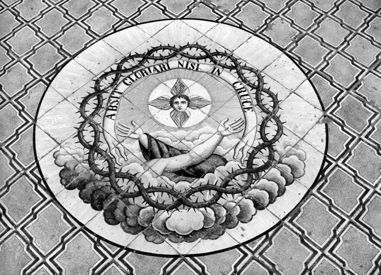 emblema (pavimento) - bottega napoletana (sec. XIX)