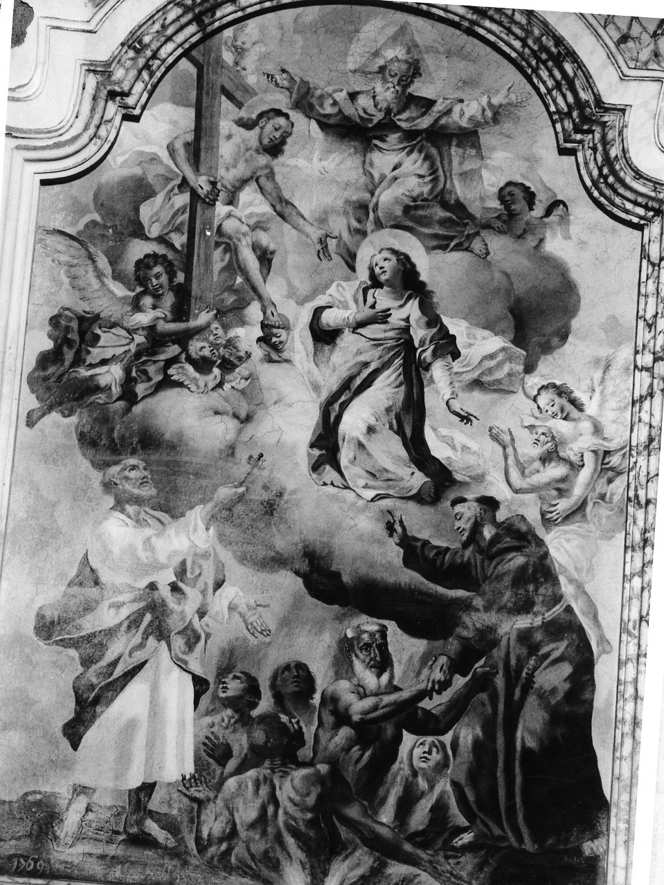 mostra d'altare - bottega campana (seconda metà sec. XVIII)