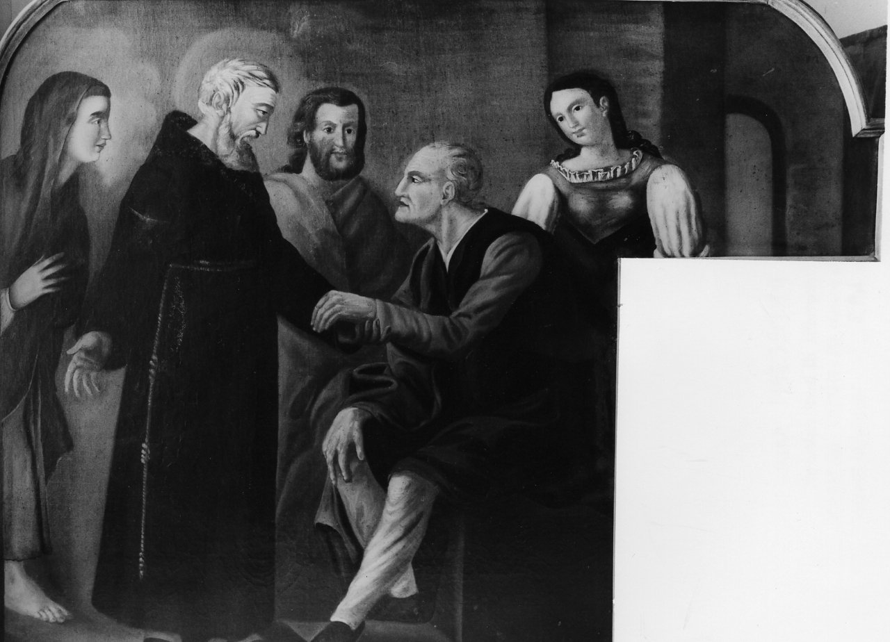 Santi (dipinto) - ambito napoletano (primo quarto sec. XX)