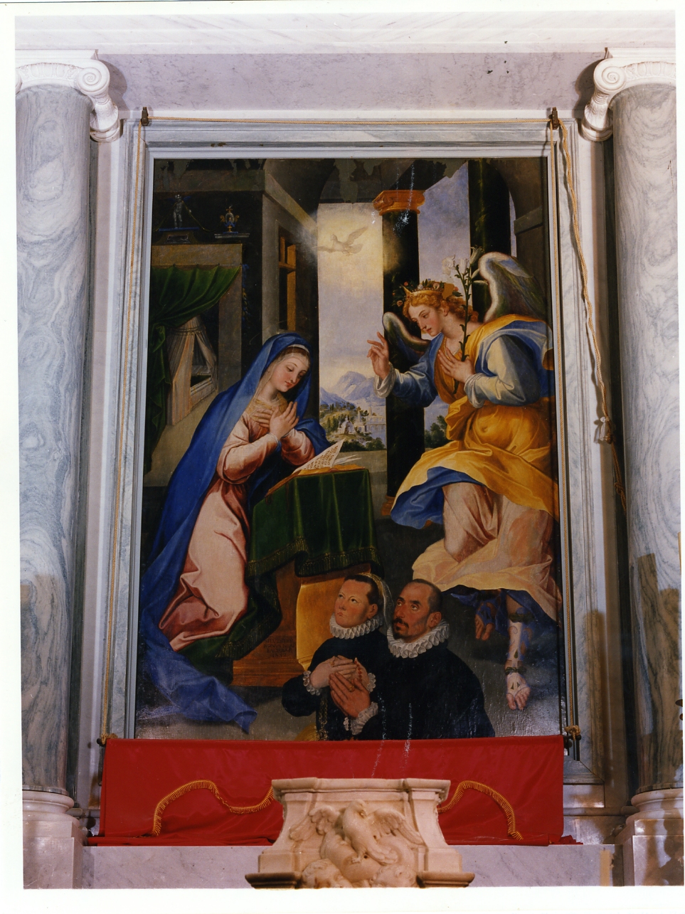 Annunciazione (pala d'altare) di Buono Silvestro (sec. XVI)