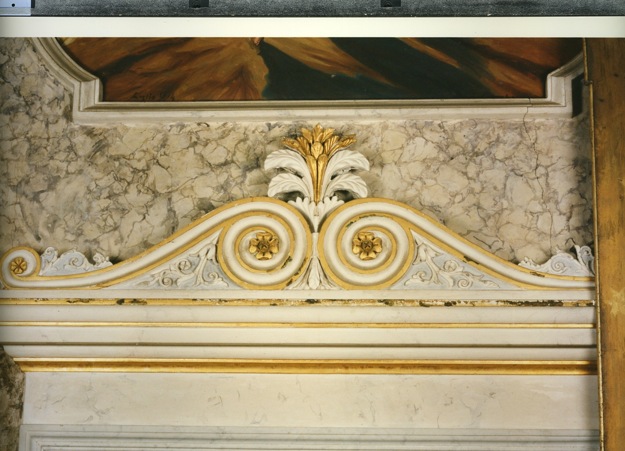 frontone di porta - bottega napoletana (sec. XIX)