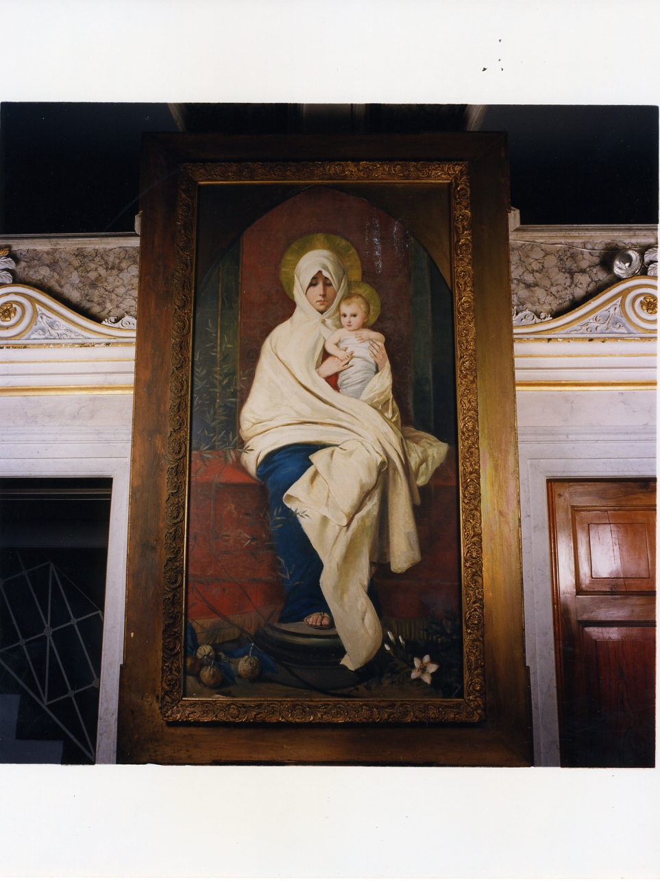 Madonna con Bambino (dipinto) di Ciampa Salvatore (inizio sec. XX)