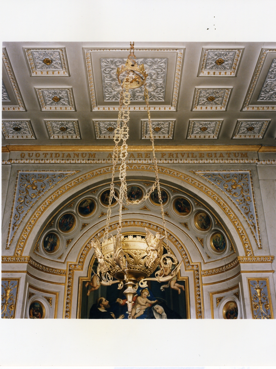 lucerna - pensile - bottega napoletana (fine sec. XIX)