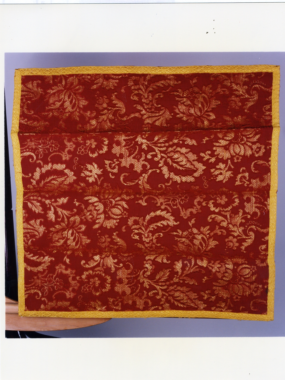 velo di calice, elemento d'insieme - manifattura napoletana (fine sec. XIX)