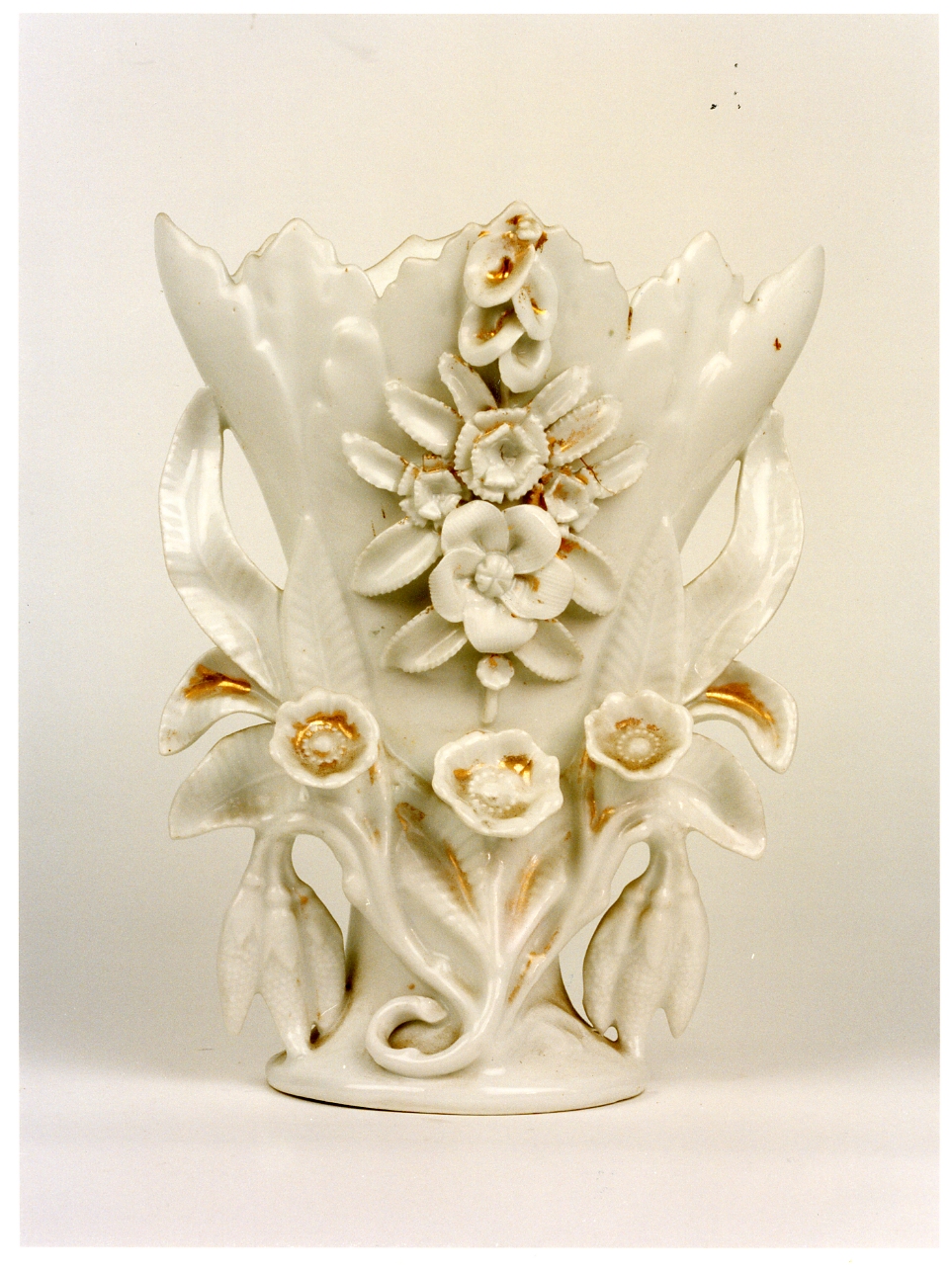 vaso da fiori, serie - bottega napoletana (fine sec. XIX)