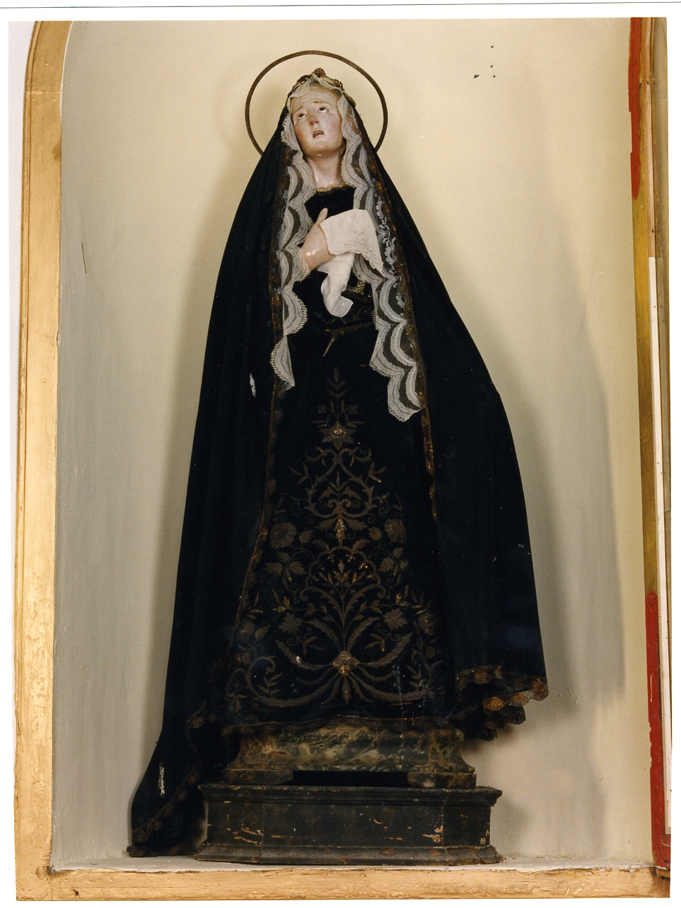 Madonna Addolorata (statua) - bottega napoletana (seconda metà sec. XIX)