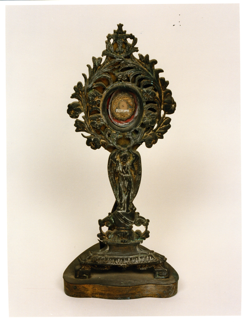 reliquiario - a ostensorio - bottega napoletana (ultimo quarto sec. XIX)