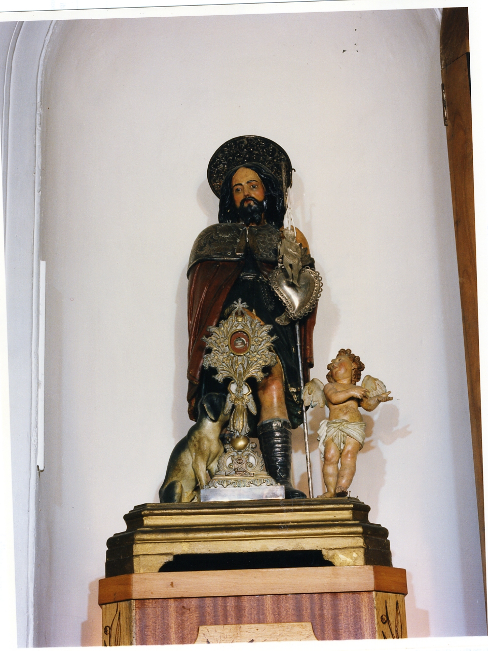 San Rocco (gruppo scultoreo) - bottega napoletana (ultimo quarto sec. XVIII)