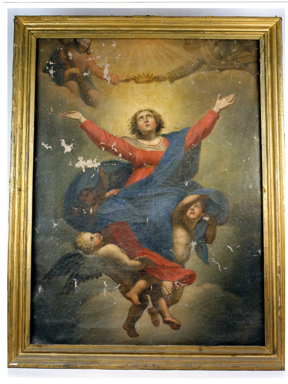 assunzione della Madonna (dipinto) - ambito campano (ultimo quarto sec. XIX)