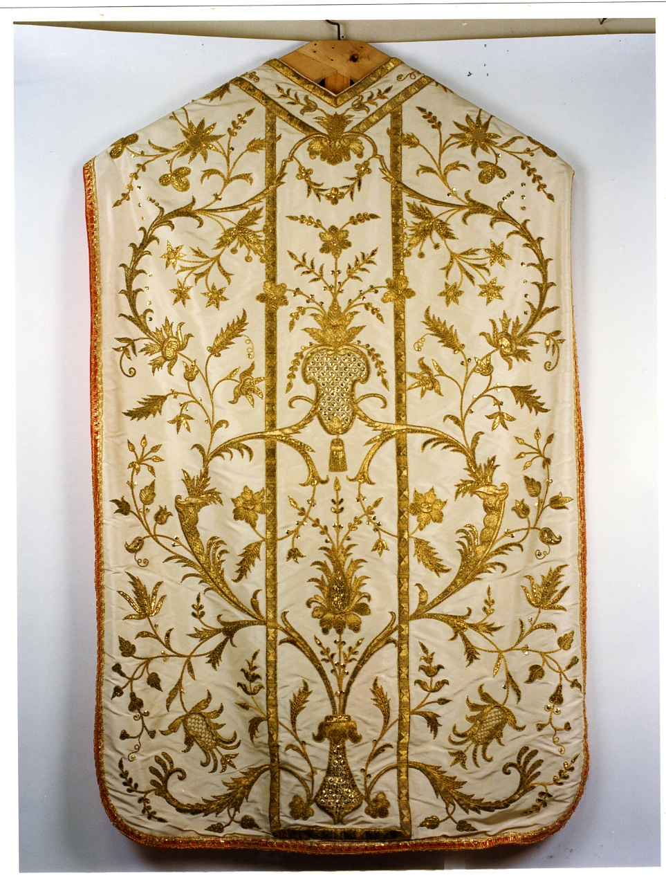 pianeta, elemento d'insieme - manifattura napoletana (prima metà sec. XIX)