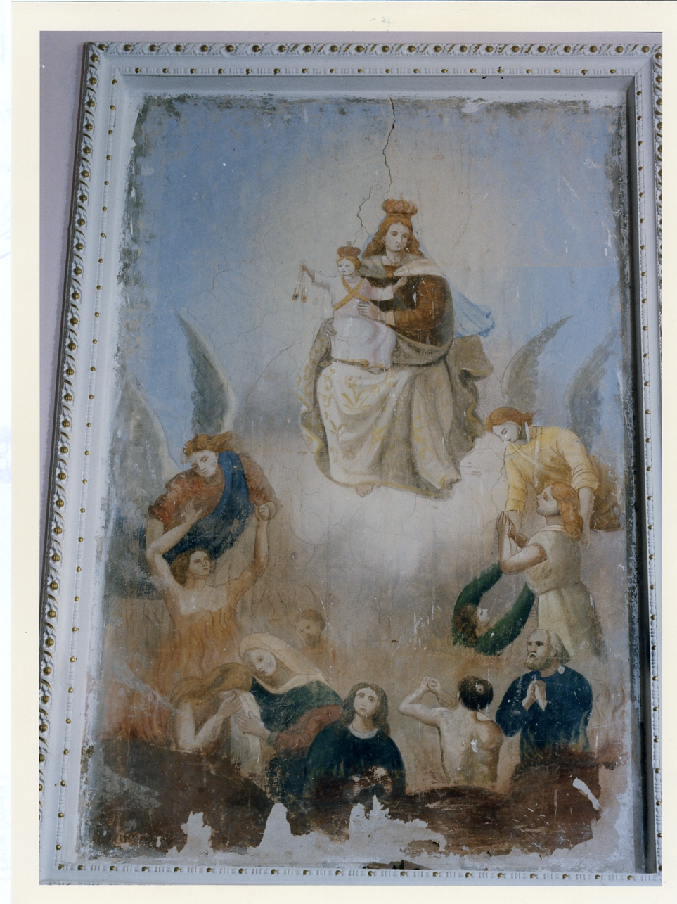 Madonna con Bambino e Santi (dipinto) - ambito napoletano (sec. XX)
