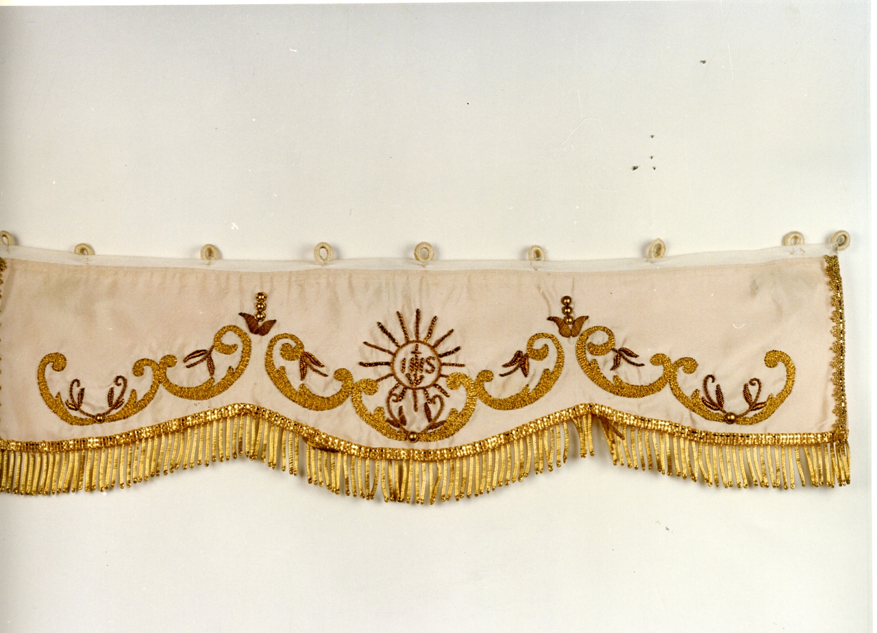 conopeo di tabernacolo, frammento - manifattura napoletana (fine/inizio secc. XIX/ XX)