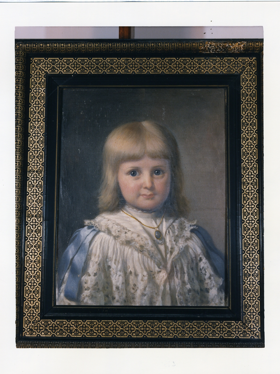 ritratto di bambino (dipinto) - ambito napoletano (ultimo quarto sec. XIX)