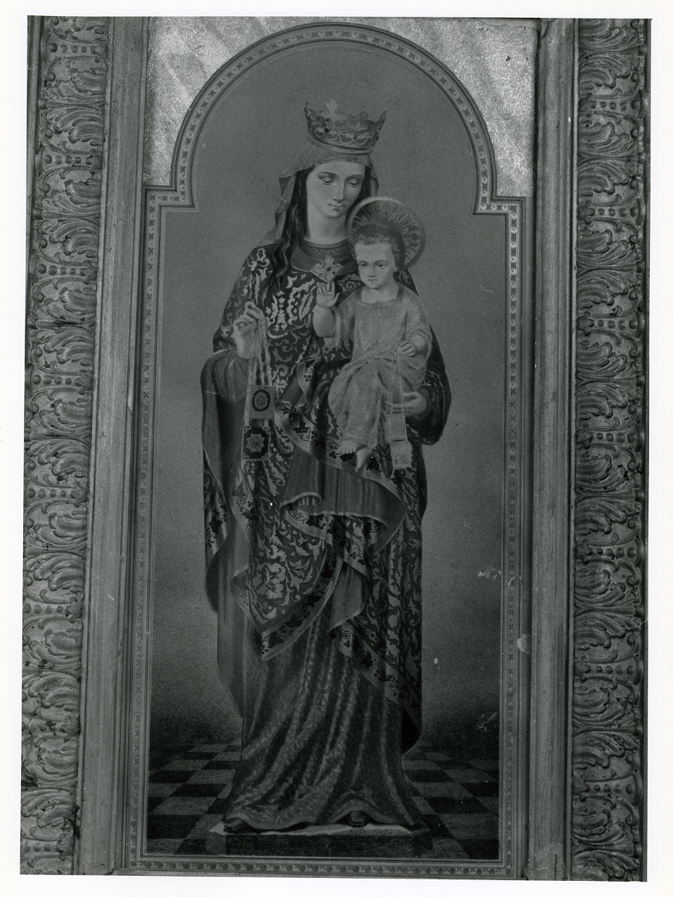 Madonna con Bambino (dipinto) - ambito campano (primo quarto sec. XX)