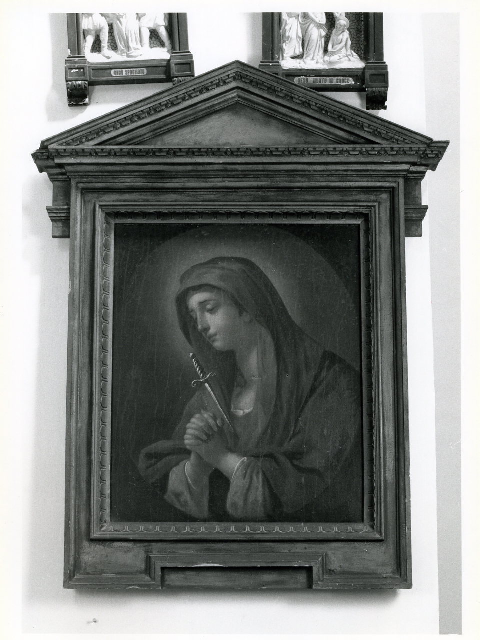 cornice di dipinto - bottega napoletana (seconda metà sec. XIX)