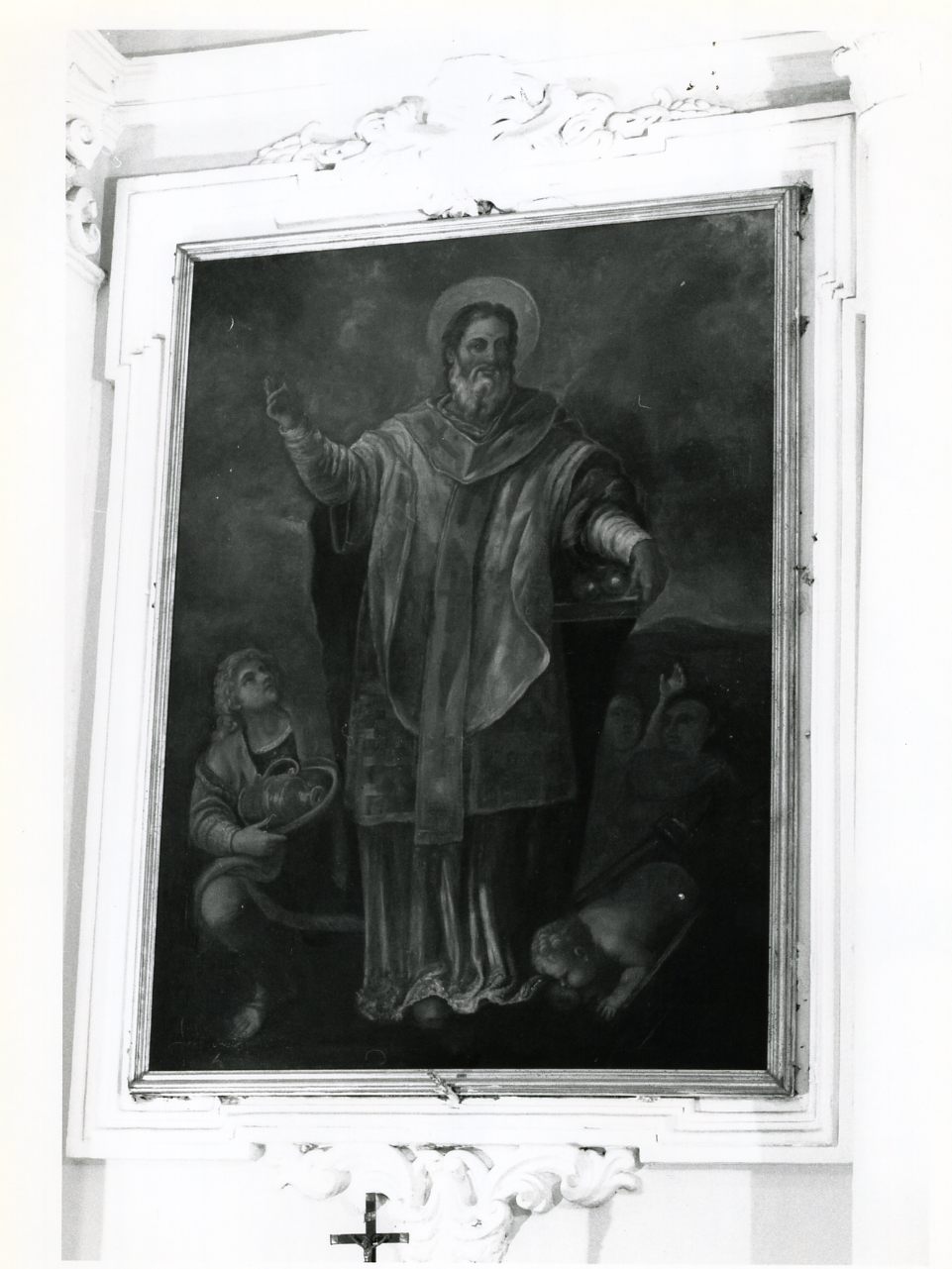 San Nicola di Bari (dipinto) - ambito napoletano (fine/inizio secc. XVII/ XVIII)