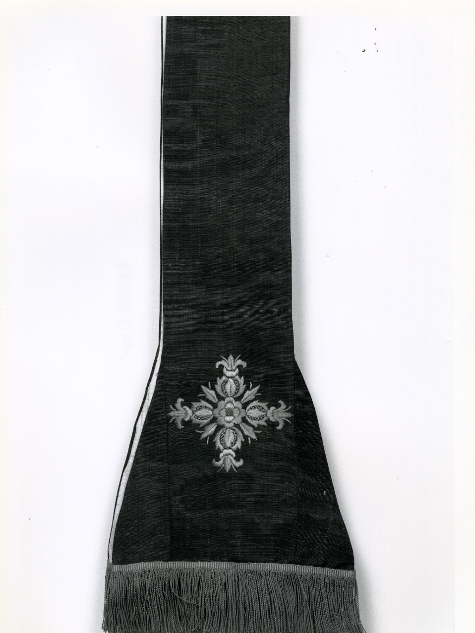 stola, elemento d'insieme - manifattura napoletana (fine/inizio secc. XIX/ XX)