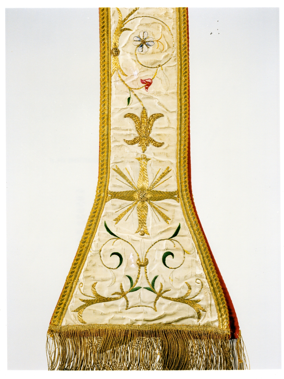 stola, elemento d'insieme - manifattura napoletana (sec. XVIII)