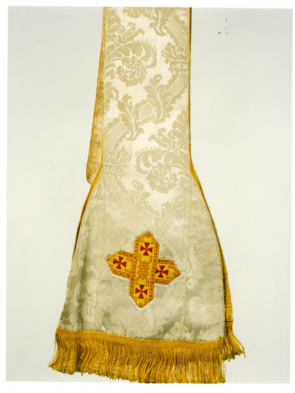 stola, elemento d'insieme - manifattura napoletana (metà sec. XX)