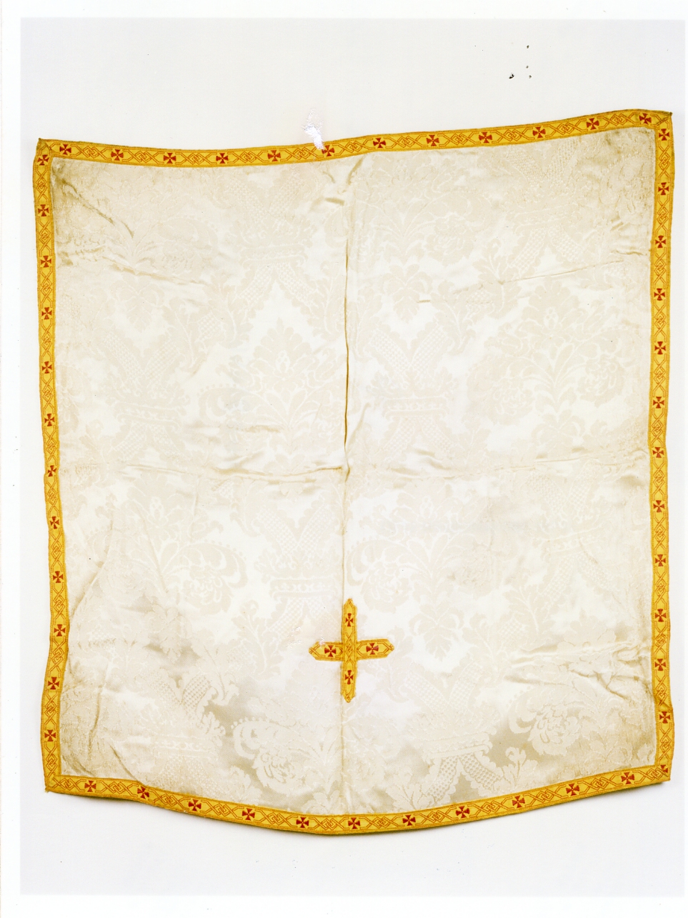 velo di calice, elemento d'insieme - manifattura napoletana (metà sec. XX)