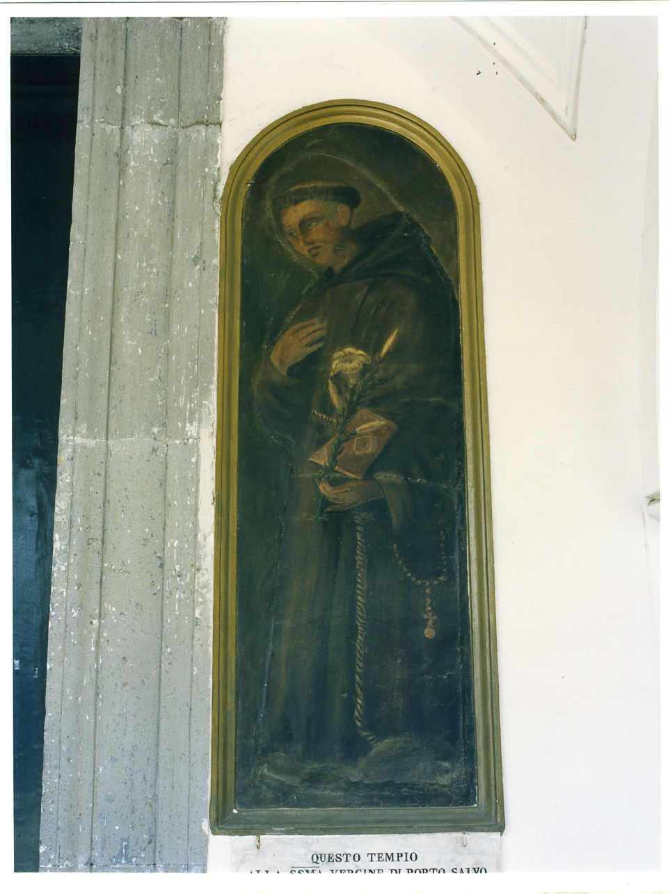 Sant'Antonio da Padova (dipinto) - ambito campano (seconda metà sec. XIX)