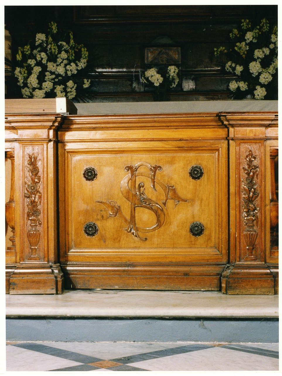 cancello di balaustrata - bottega napoletana (metà sec. XIX)