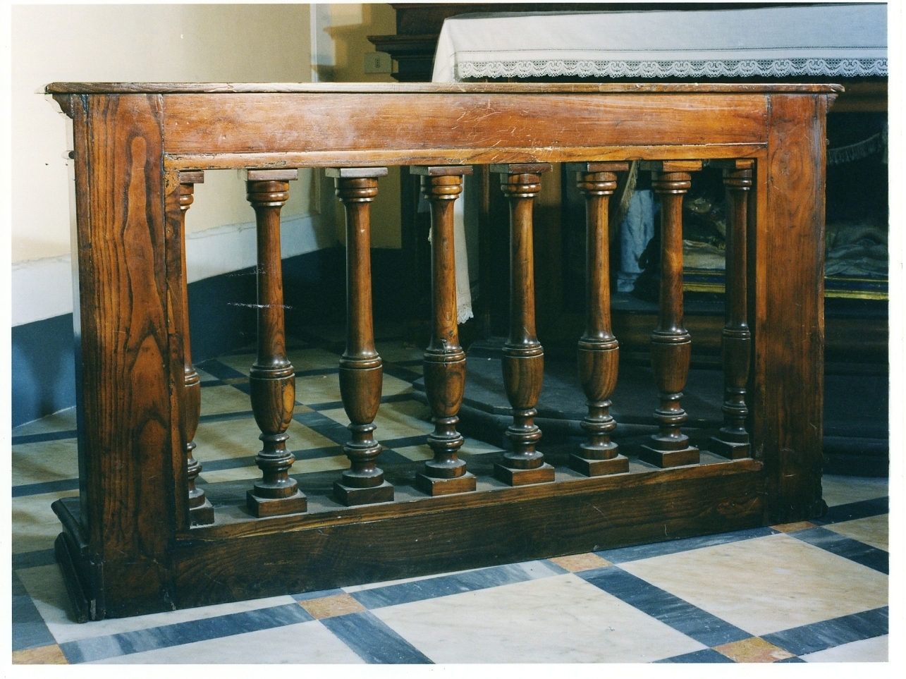 inginocchiatoio - bottega napoletana (seconda metà sec. XIX)