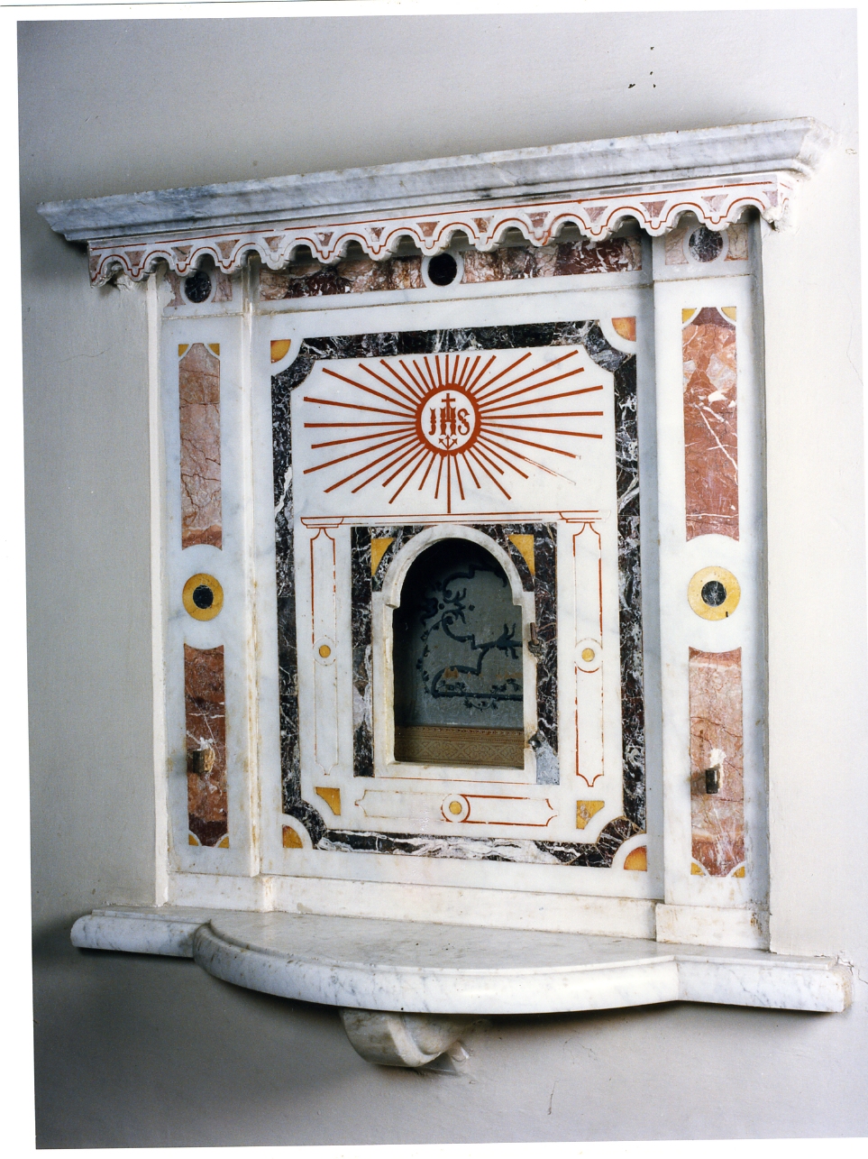 armadietto per oli santi - bottega napoletana (seconda metà sec. XIX)