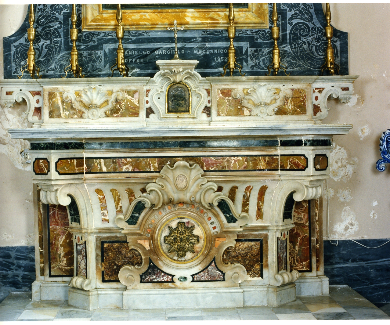 altare - bottega napoletana (metà sec. XVIII)