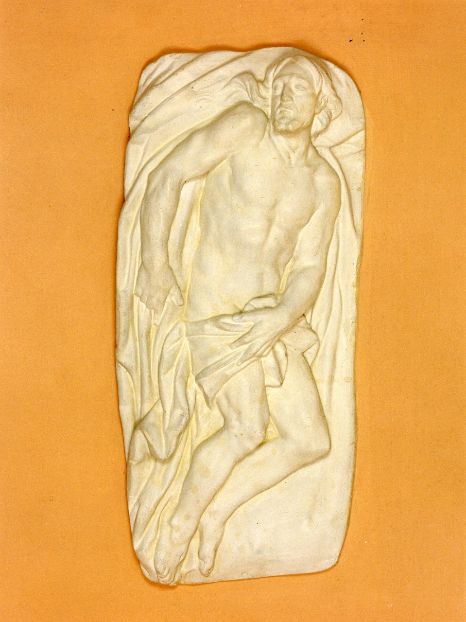 Cristo morto (rilievo) - bottega campana (metà sec. XX)